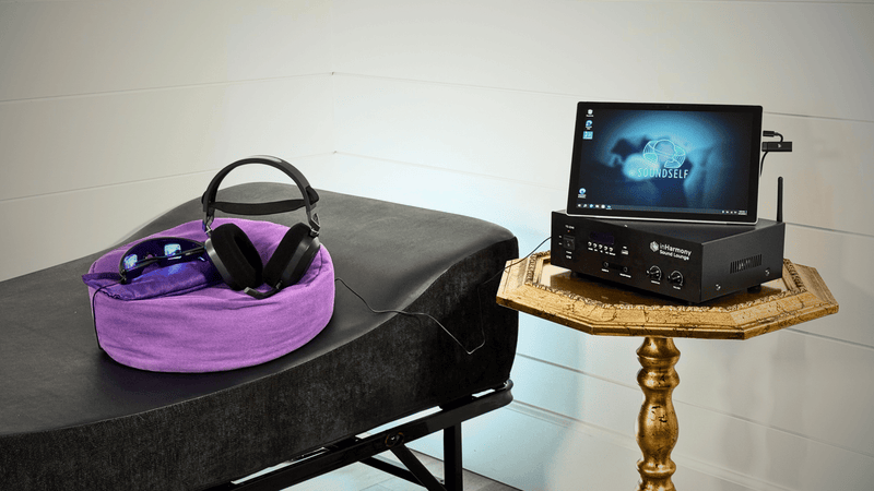 The SoundSelf System + Vibroacoustic Sound Lounge v1 + 1 Year of Evolution